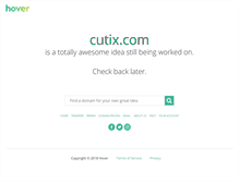 Tablet Screenshot of cutix.com